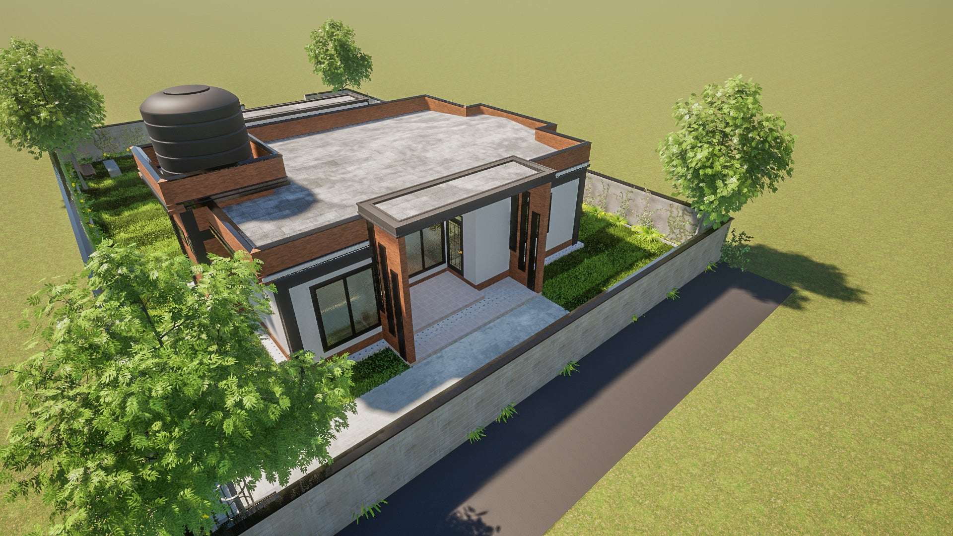 Three Bedroom Bungalow Architectural Plans - Stratos Studios