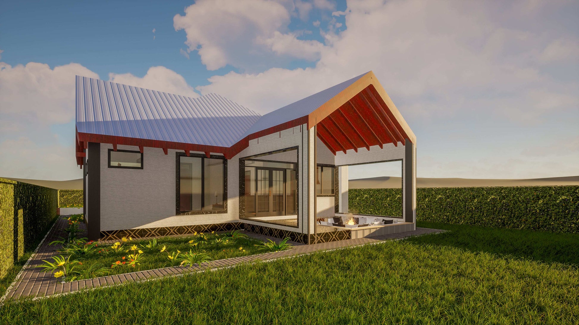 Three Bedroom Bungalow Architectural Plans - Stratos Studios